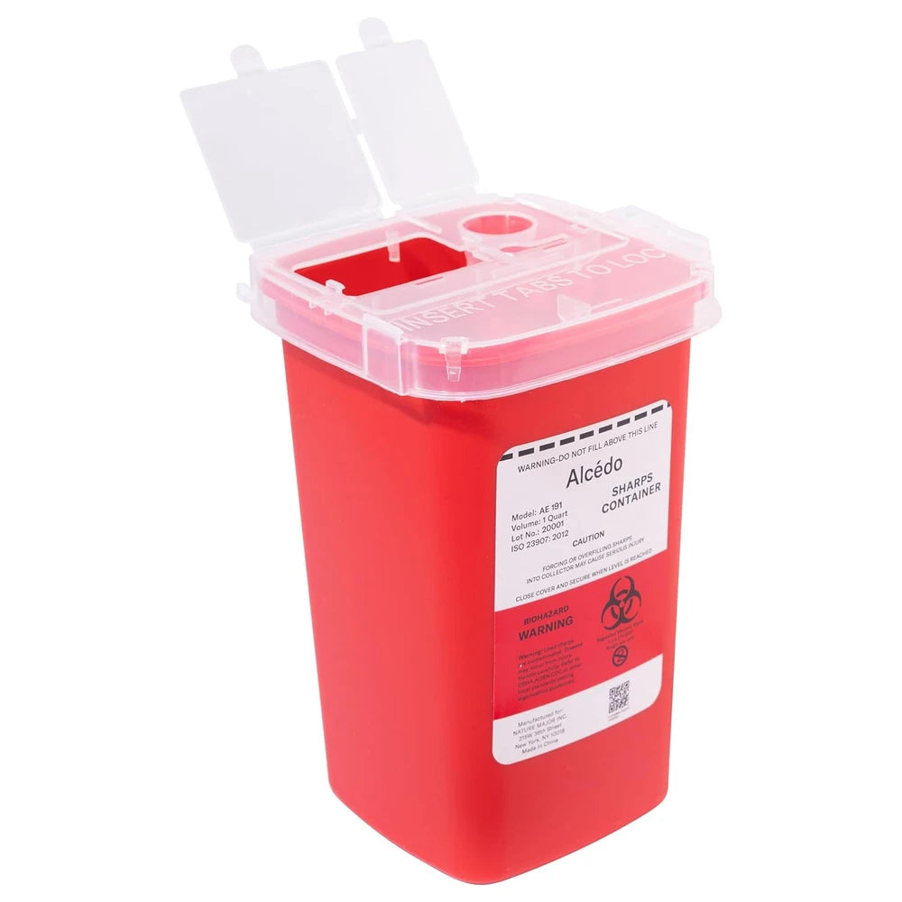 Alcedo Sharps Container 1 Quart